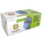 MASCARA CIRURGICA DESCARTAVEL DESCARPACK COM ELASTICO 50UN