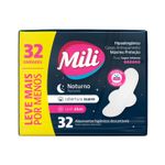 ABSORVENTE MILI NOTURNO SUAVE COM ABAS 32UN