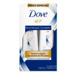 KIT DOVE SHAMPOO + CONDICIONADOR RECONSTRUÇAO COMPLETA 400ML