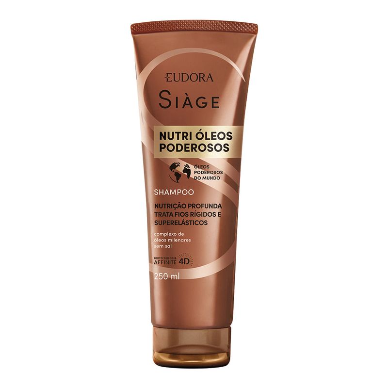 EUDORA SIAGE SHAMPOO NUTRI OLEOS PODEROSOS NUTRIÇAO PROFUNDA