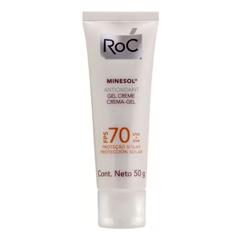 ROC MINESOL PROTETOR SOLAR ANTIOXIDANTE GEL CREME FPS70 50G