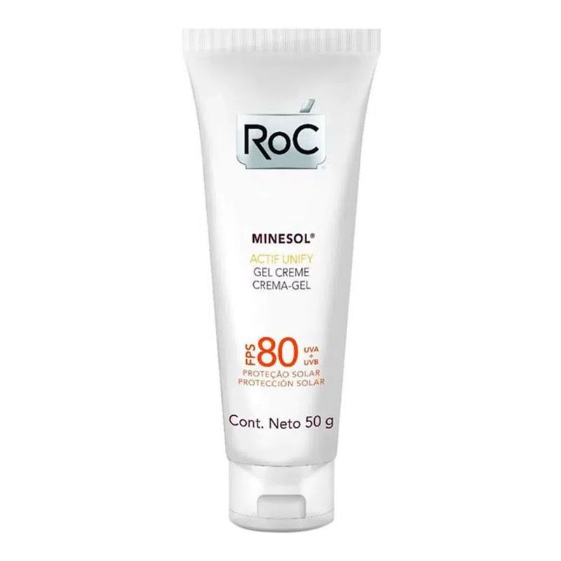 ROC MINESOL PROTETOR SOLAR ACTIF UNIFY GEL CREME FPS80 50G