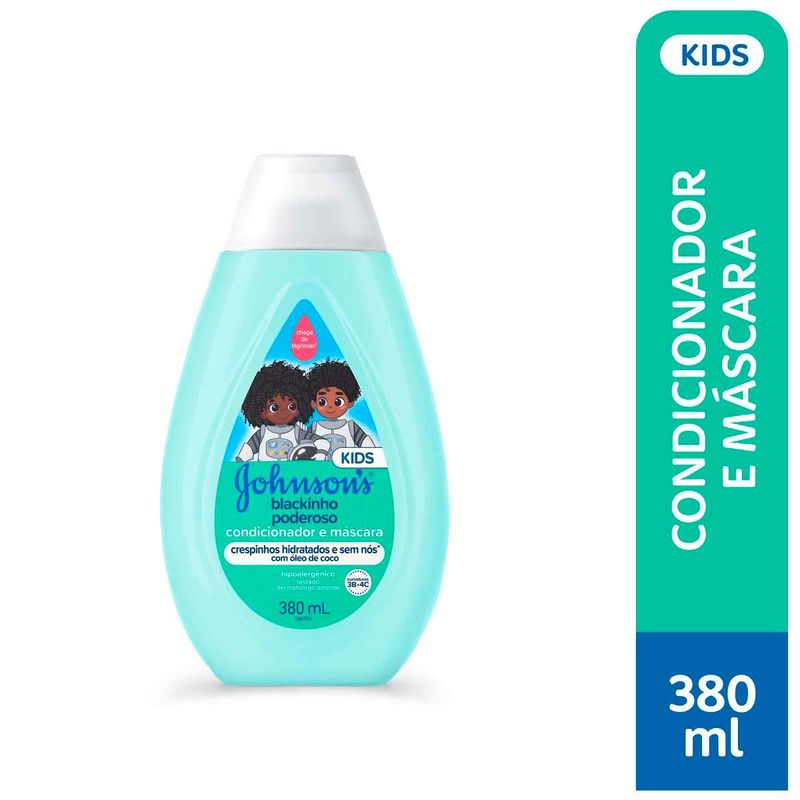 CONDICIONADOR JOHNSONS BABY BLACKINHO PODEROSO 380ML