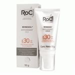 ROC MINESOL PROTETOR SOLAR ANTIOXIDANTE GEL CREME FPS30 50G