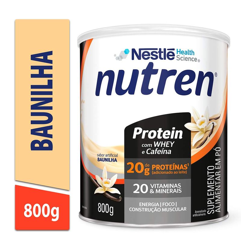 NUTREN PROTEIN BAUNILHA 800G