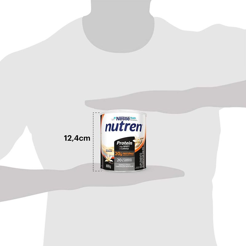 NUTREN PROTEIN BAUNILHA 800G