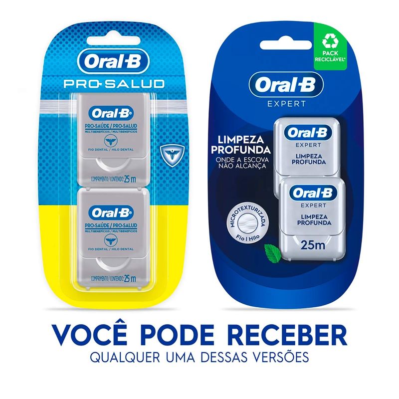 FIO DENTAL ORAL B PRO SAUDE MULTI BENEFICIOS 2UN
