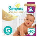FRALDA PAMPERS PREMIUM CARE G 40UN