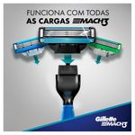 KIT GILLETTE MACH3 APARELHO+3CARGAS+ESPUMA DE BARBEAR 5