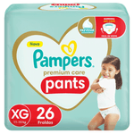 FRALDA PAMPERS PANTS XG 26UN