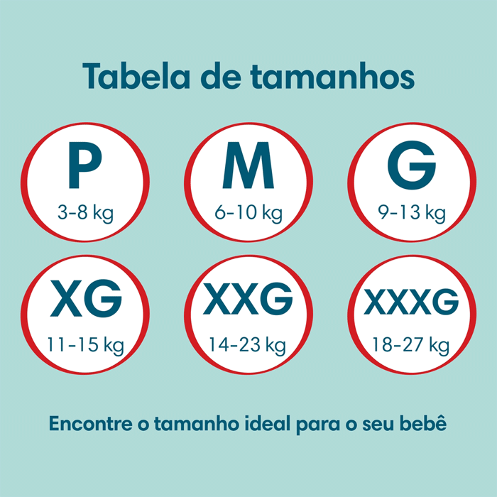 FRALDA PAMPERS PANTS XG 26UN