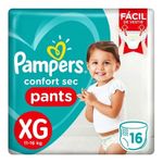 FRALDA PAMPERS PANTS XG 16UN
