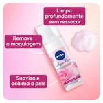 NIVEA AQUA ROSE MOUSSE DE LIMPEZA 150ML