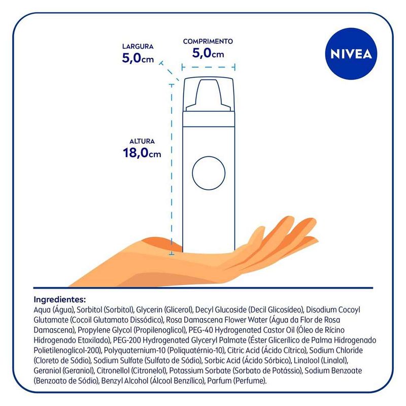 NIVEA AQUA ROSE MOUSSE DE LIMPEZA 150ML