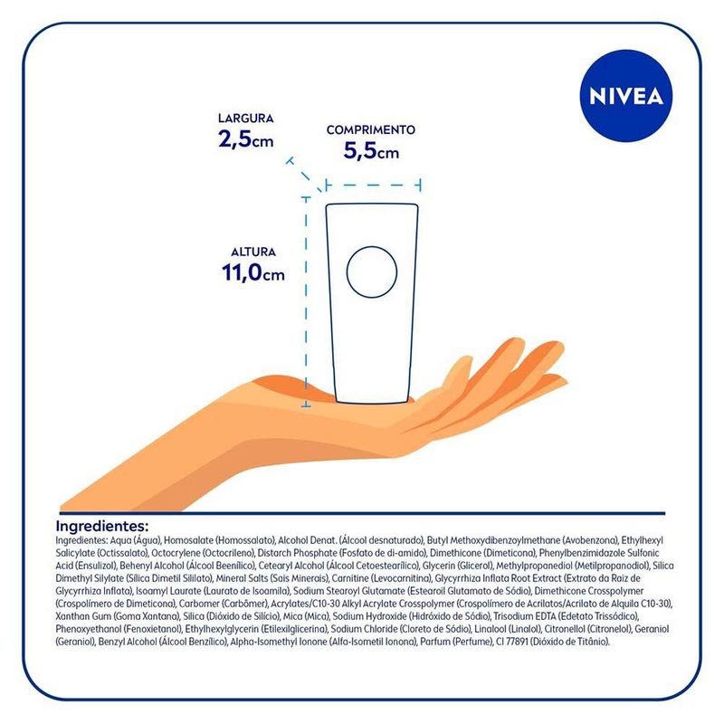 NIVEA SUN TRIPLE PROTECT FPS50 ANTISSINAIS 40ML