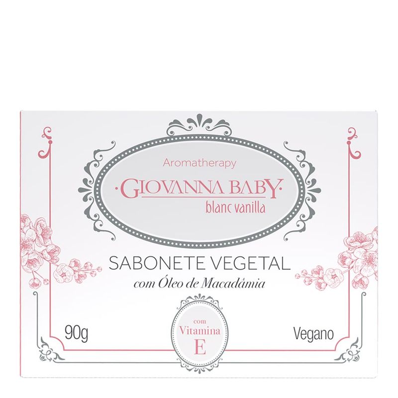 SABONETE GIOVANNA BABY VEGAN BLANC VANILA 90G