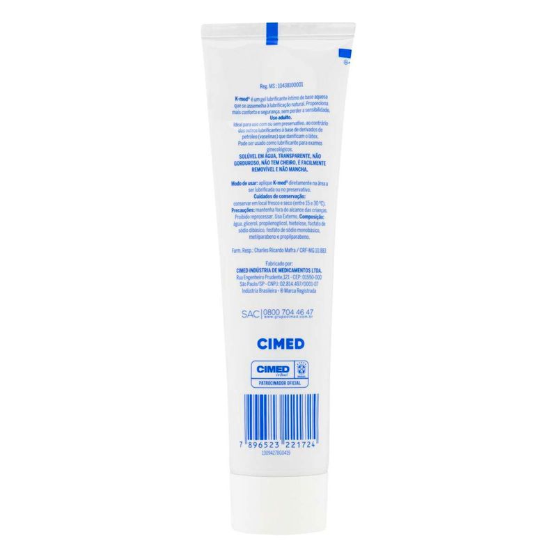 K MED GEL LUBRIFICANTE INTIMO 100G