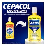 CEPACOL ENXAGUATORIO BUCAL MENTA FUSION LEVE500ML PAGUE350ML
