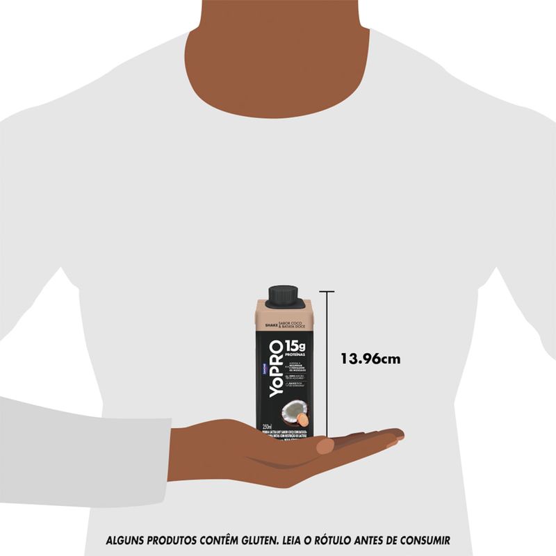 YOPRO BEBIBA LACTEA DANONE COCO C/BATATA DOCE 250ML
