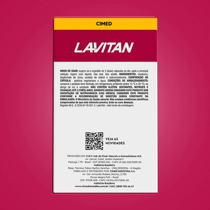 LAVITAN CRANBERRY 30CAP