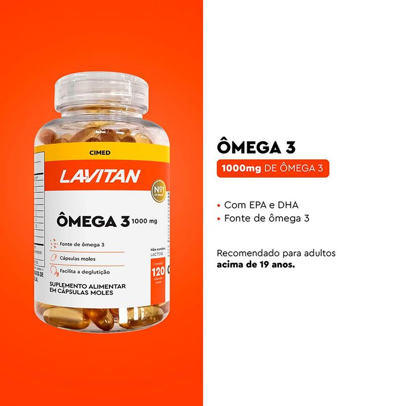 LAVITAN OMEGA 3 1000MG 120CAP