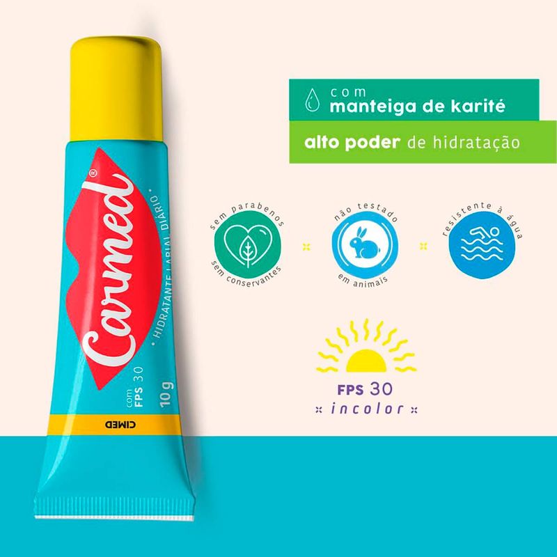 CARMED HIDRATANTE LABIAL FPS30 10G