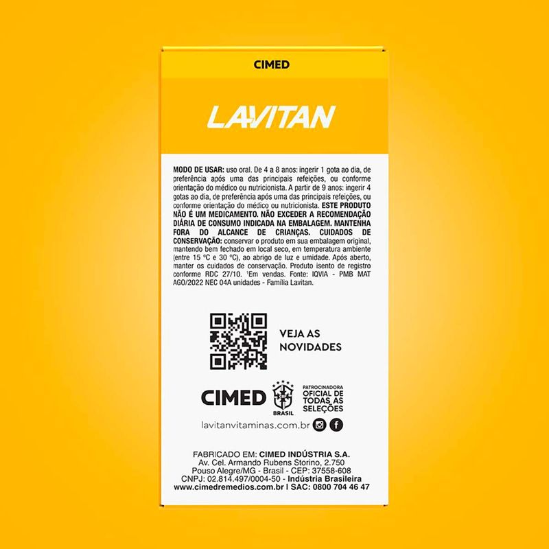LAVITAN VITAMINA D 500UI 10ML