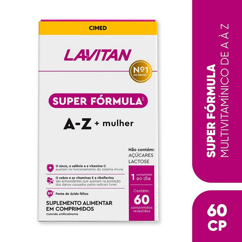 LAVITAN MULTI MULHER 5 GANHOS 60CPR