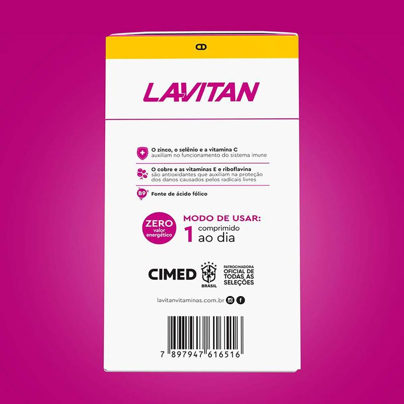 LAVITAN MULTI MULHER 5 GANHOS 60CPR