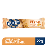 BARRA DE CEREAL AVEIA, BANANA E MEL NUTRY PACOTE 22G