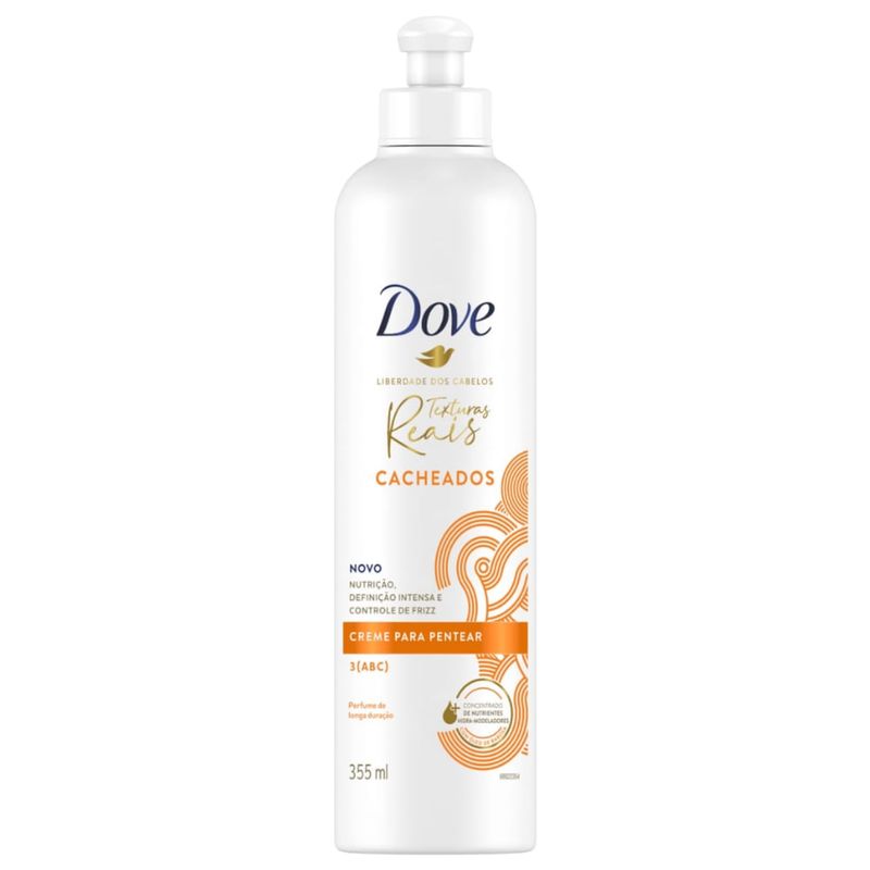DOVE CREME DE PENTEAR CACHEADOS TEXTURAS REAIS 355ML