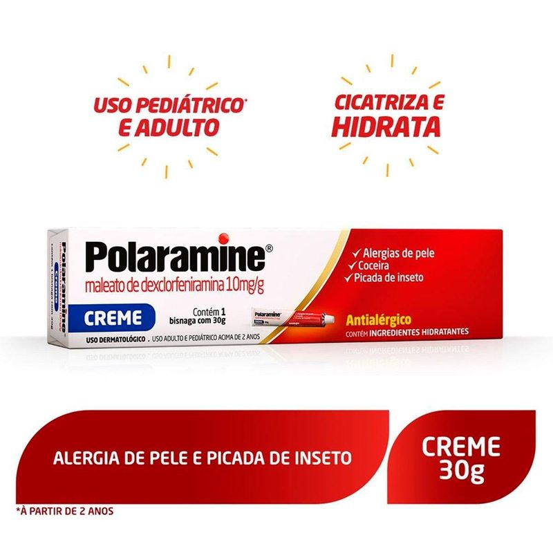 POLARAMINE 10MG/G CREME 30G