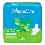 ABSORVENTE SEMPRE LIVRE ADAPT COBERTURA SUAVE COM ABAS 8UN