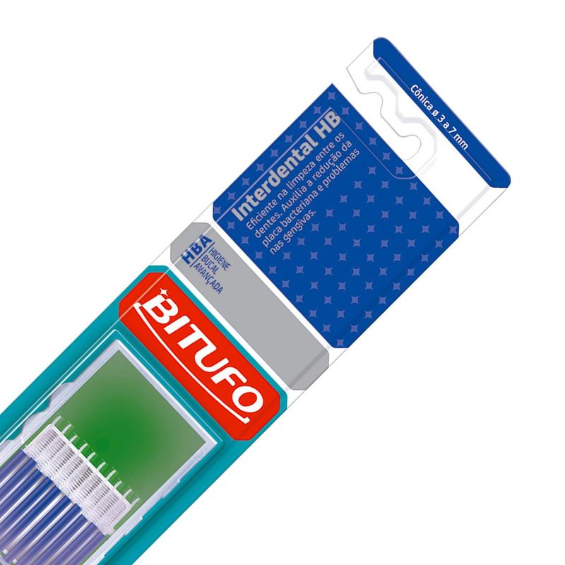 ESCOVA DENTAL BITUFO INTERDENTAL HB CONICA 3A7MM