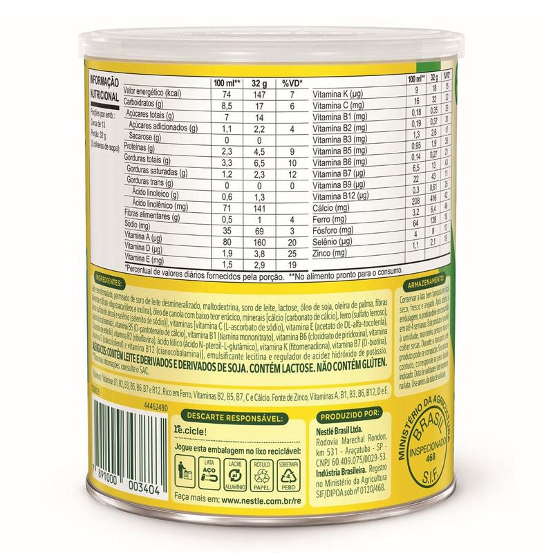 LEITE NINHO FASES 3+ 400G