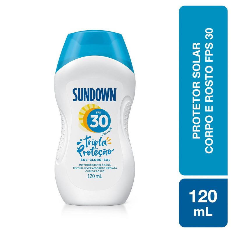 SUNDOWN PROTETOR SOLAR FPS30 120ML