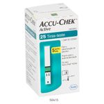 ACCU CHEK ACTIVE 25TIRAS
