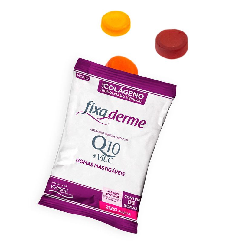 FIXA DERME Q10+VIT C E VERISOL 45GOMAS