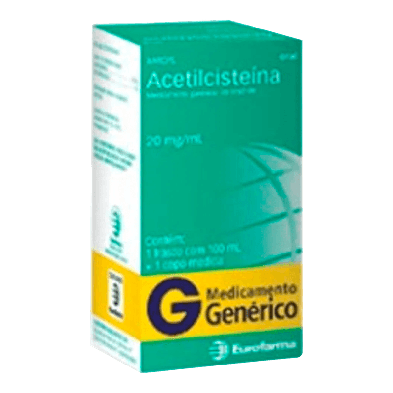 ACETILCISTEINA EURO 20MG/ML XAROPE PEDIATRICO 100ML GEN