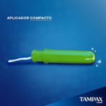 ABSORVENTE TAMPAX COMPAK SUPER 8UN