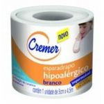 ESPARADRAPO CREMER IMPERMEAVEL BRANCO 5CMX4,5M
