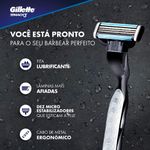 APARELHO GILLETTE MACH3 TURBO