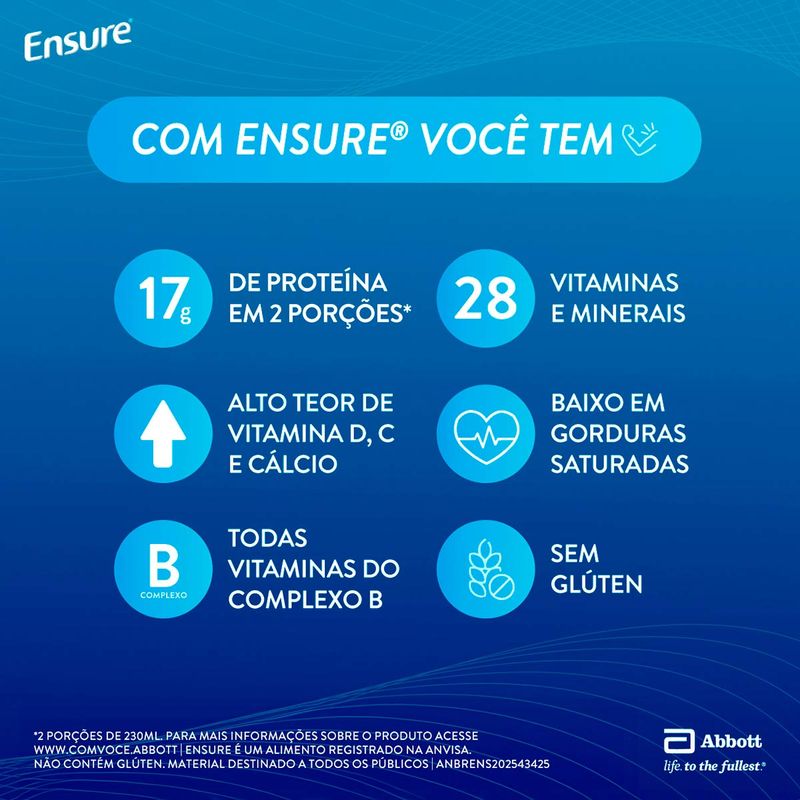 ENSURE MORANGO 400G