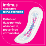 ABSORVENTE INTIMUS TRIPLA PROTEÇAO COBERTURA SECA SEM ABAS 8
