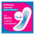 ABSORVENTE INTIMUS TRIPLA PROTEÇAO COBERTURA SECA SEM ABAS 8