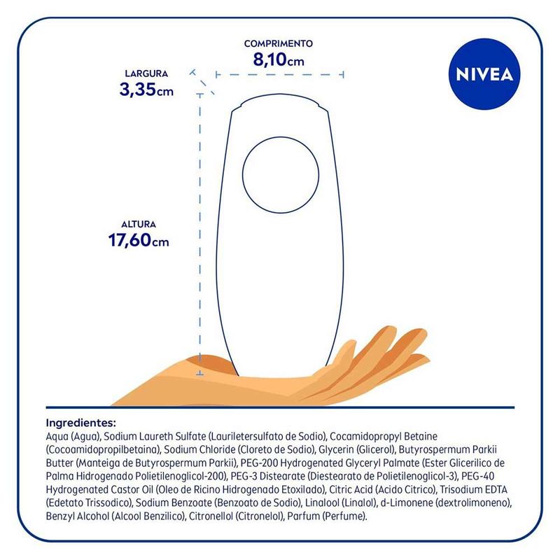 NIVEA SABONETE LIQUIDO ANTIBACTERIANO 3X1 250ML