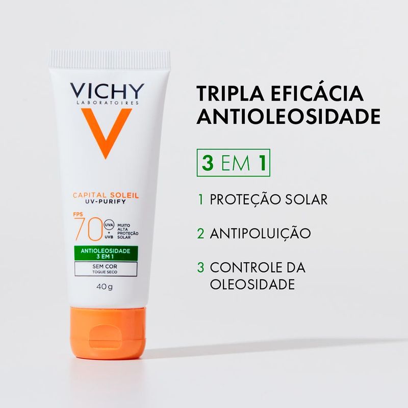 VICHY UV PURIF FPS 70 S/ COR 40G