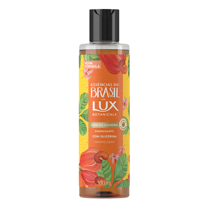 SABONETE LIQUIDO PARA AS MAOS LUX FLOR DO CAJUEIRO 300ML