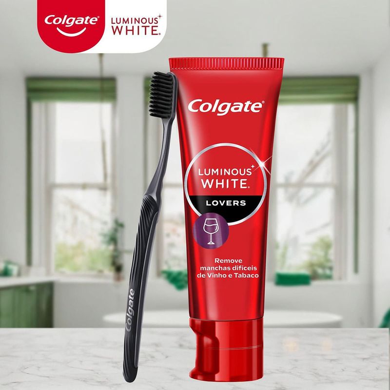 CREME DENTAL COLGATE LUMINOUS WHITE LOVERS MANCHAS DE VINHO