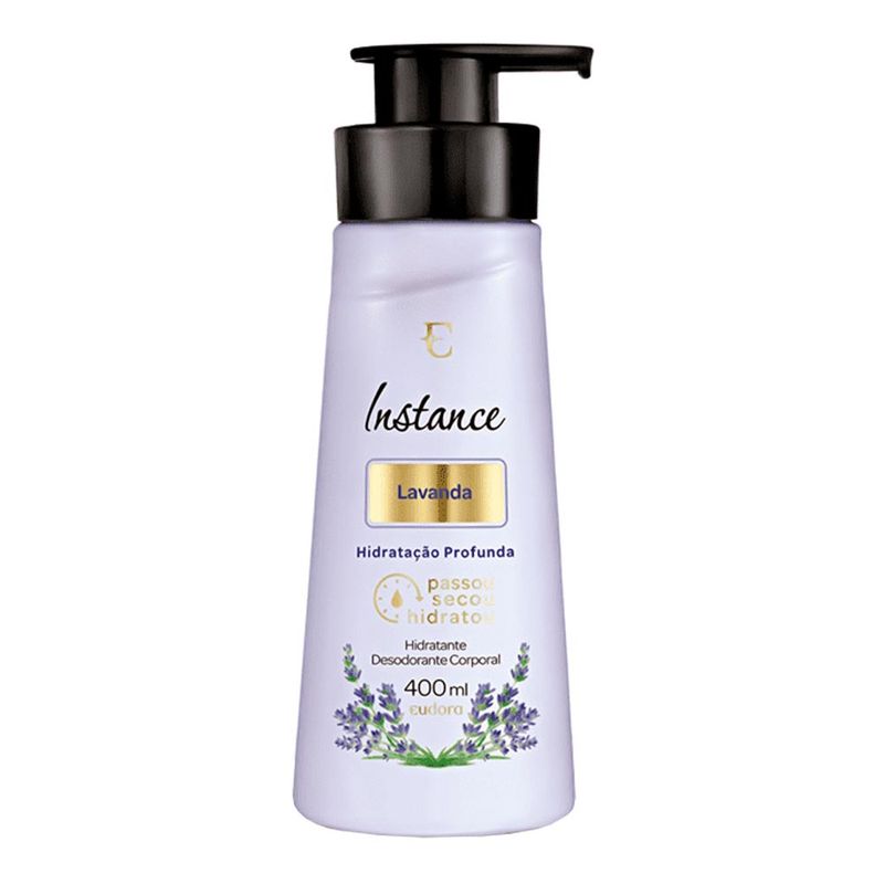 EUDORA HIDRATANTE CORPORAL INSTANCE LAVANDA 400ML